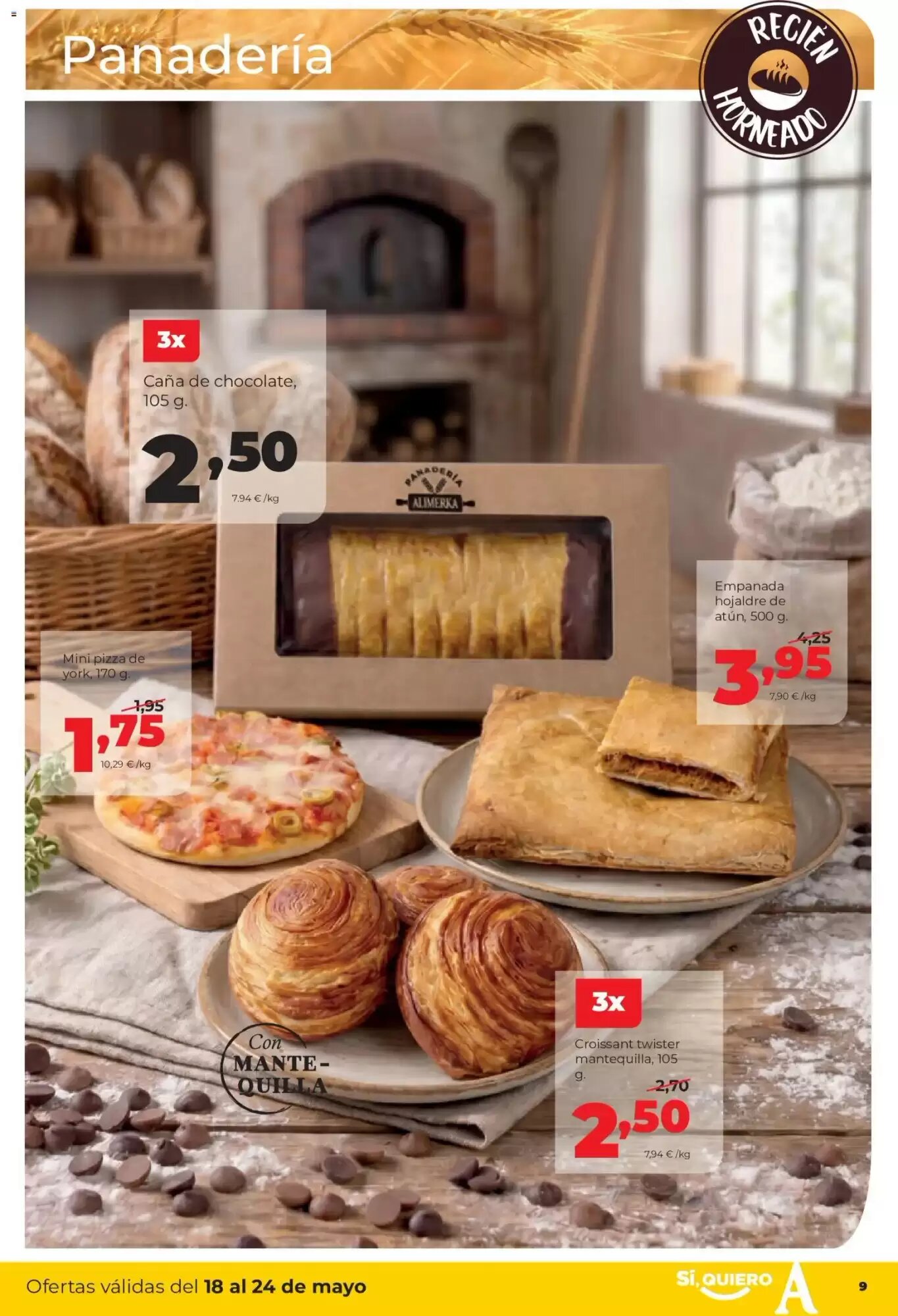 Folleto promocional de Alimerka válido desde el 18/05/2026 - Página 9.