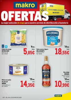 Folleto promocional de Makro válido desde el 18/05/2026