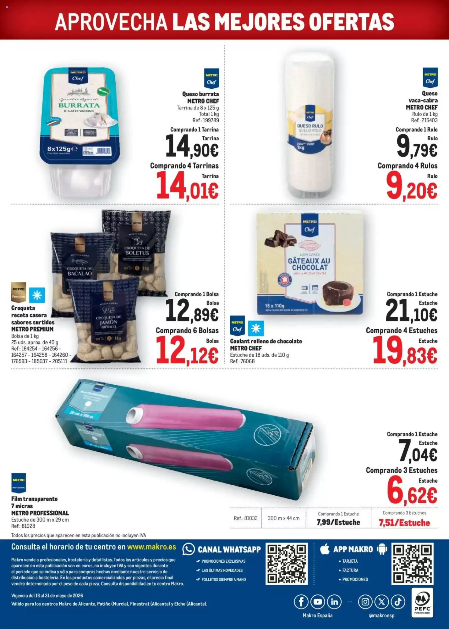 Folleto promocional de Makro válido desde el 18/05/2026 - Página 4.