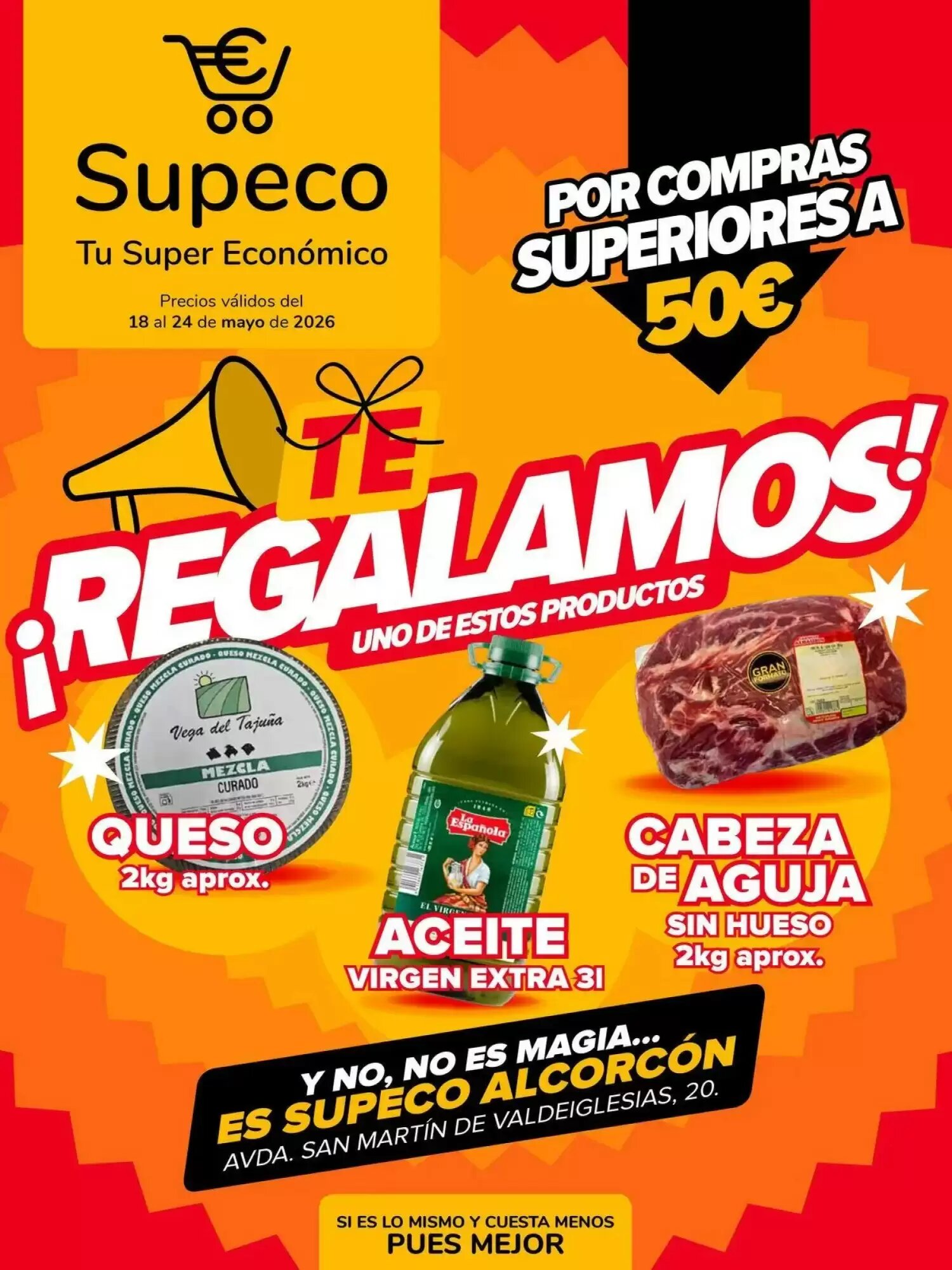 Folleto promocional de Supeco válido desde el 18/05/2026 - Página 1.