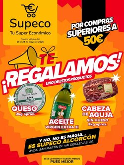 Folleto promocional de Supeco válido desde el 18/05/2026