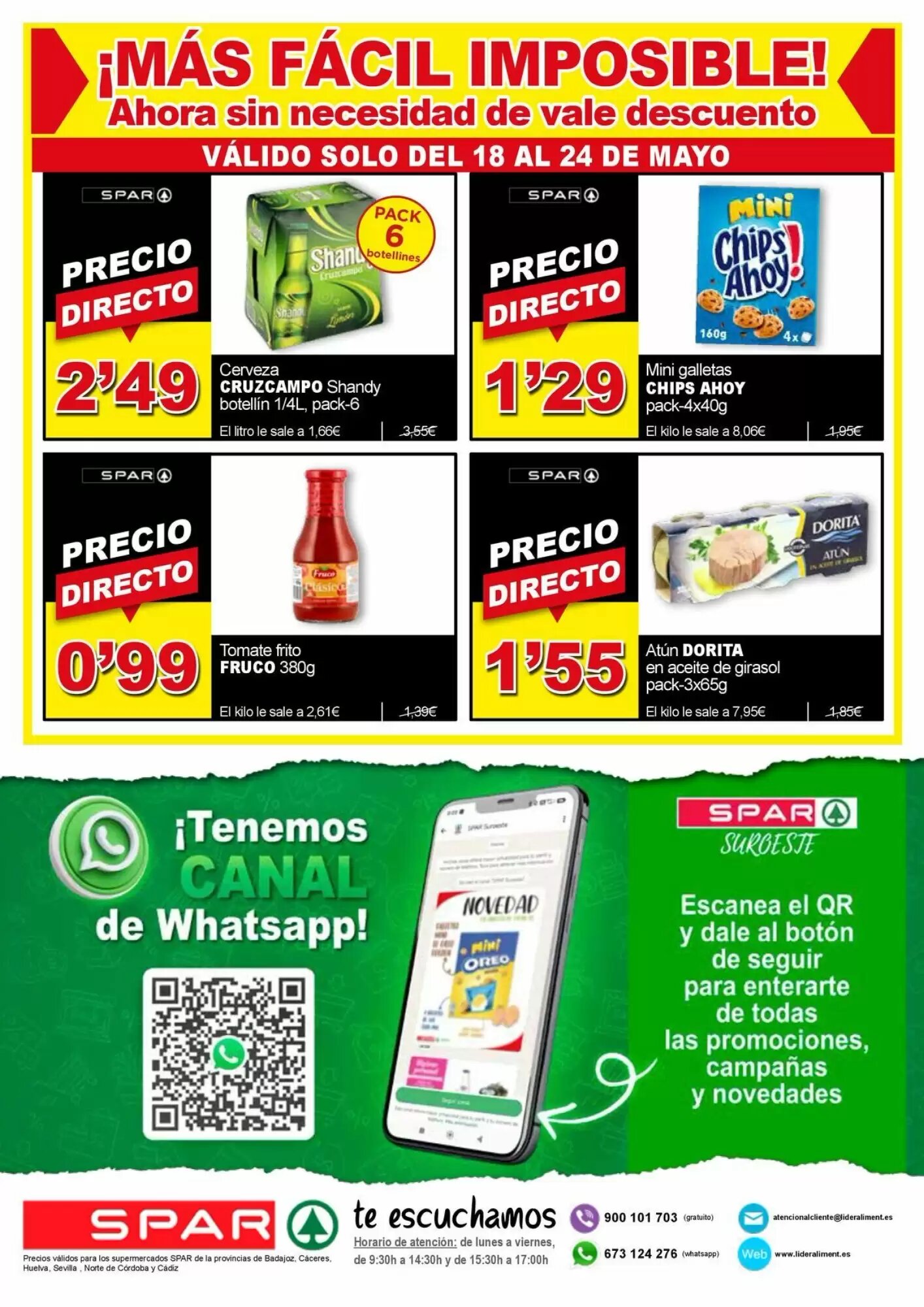 Folleto promocional de Spar válido desde el 18/05/2026 - Página 12.