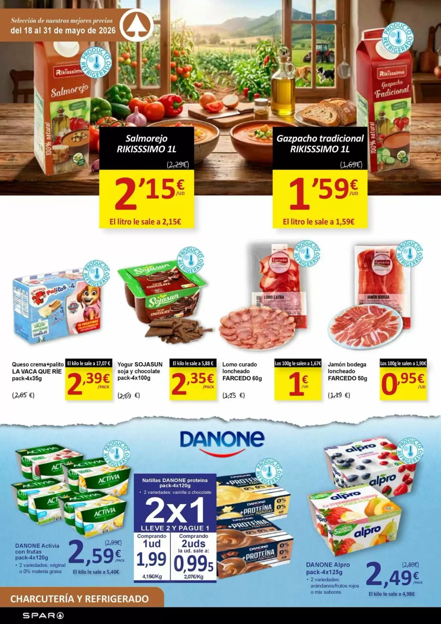 Folleto promocional de Spar válido desde el 18/05/2026 - Página 8.