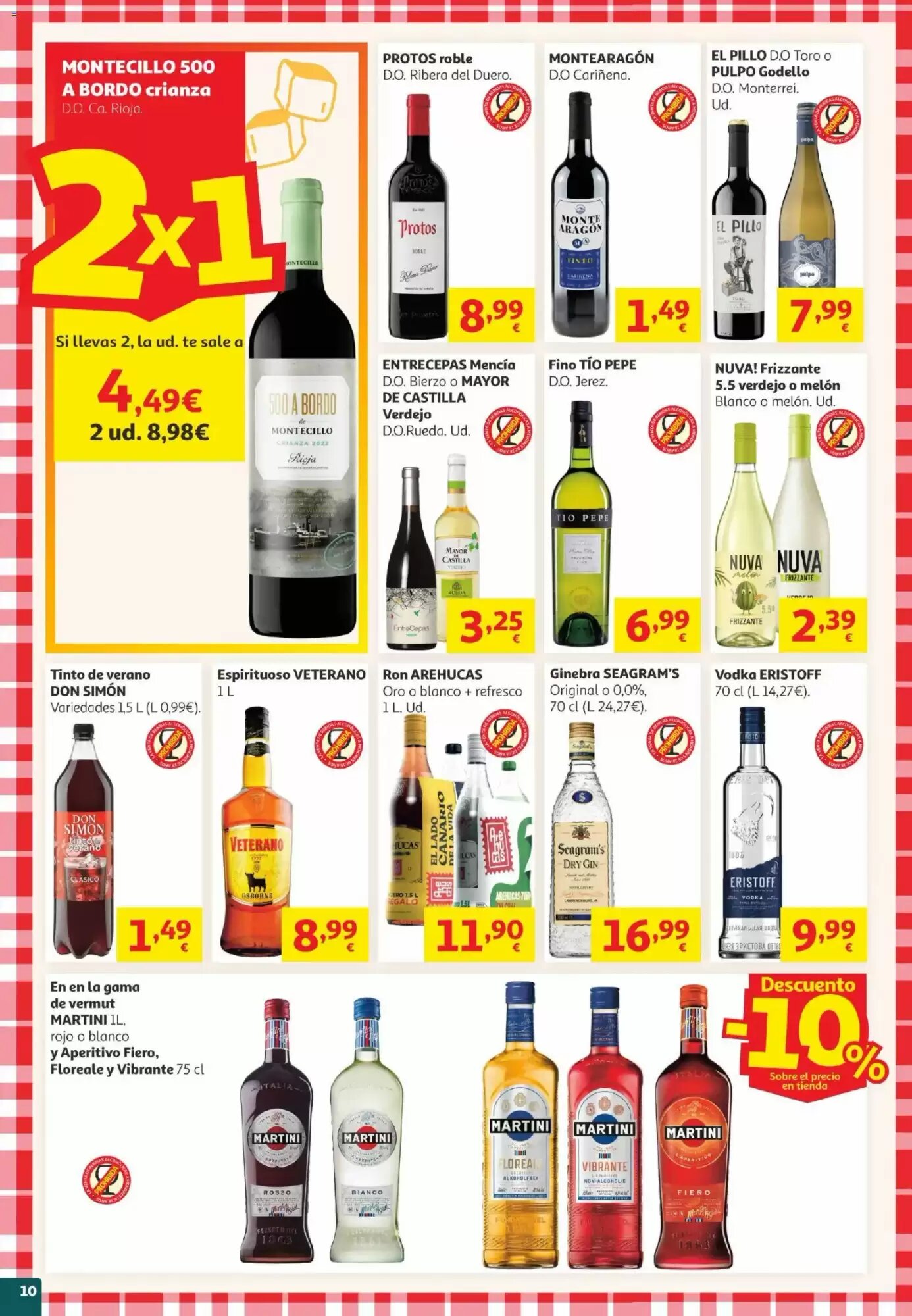 Folleto promocional de Alcampo válido desde el 19/05/2026 - Página 10.