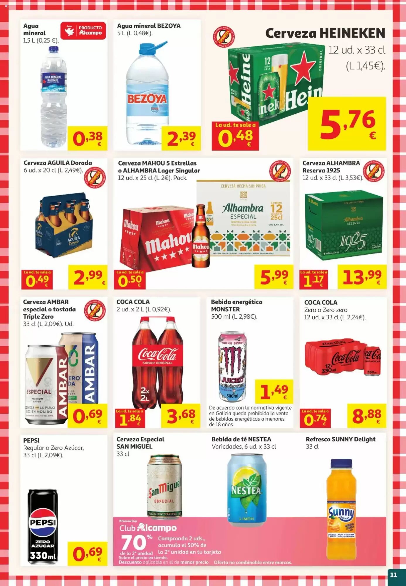 Folleto promocional de Alcampo válido desde el 19/05/2026 - Página 11.