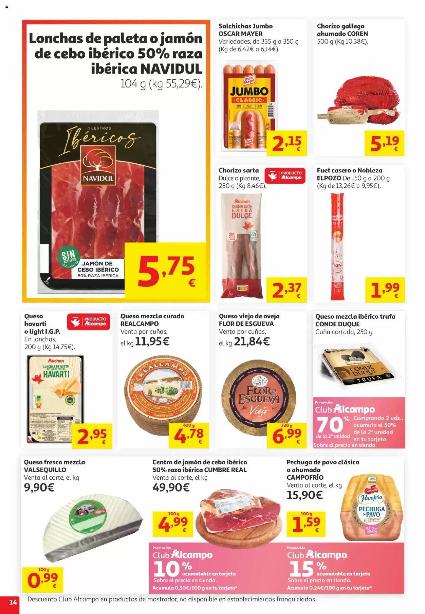 Folleto promocional de Alcampo válido desde el 19/05/2026 - Página 14.