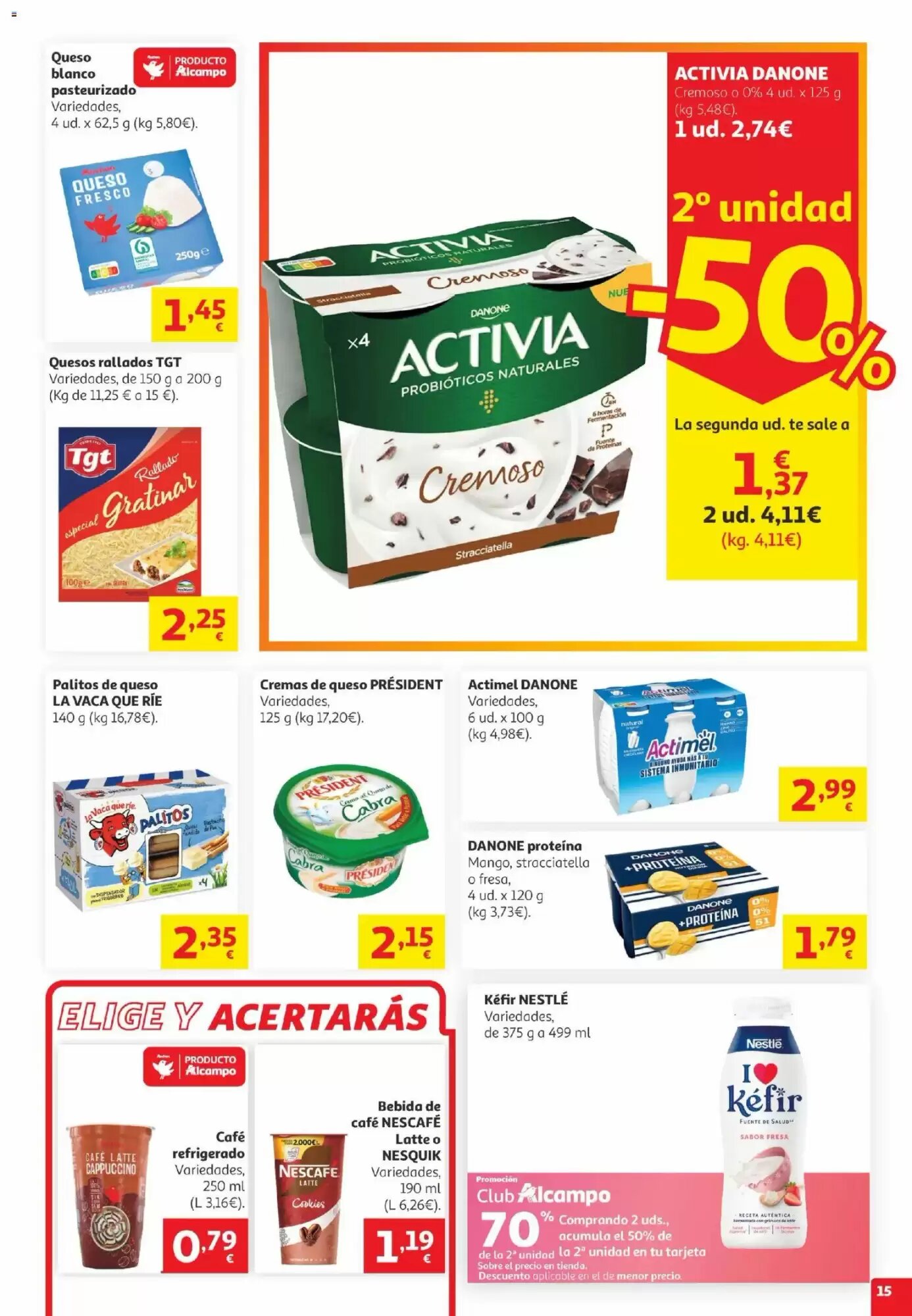 Folleto promocional de Alcampo válido desde el 19/05/2026 - Página 15.