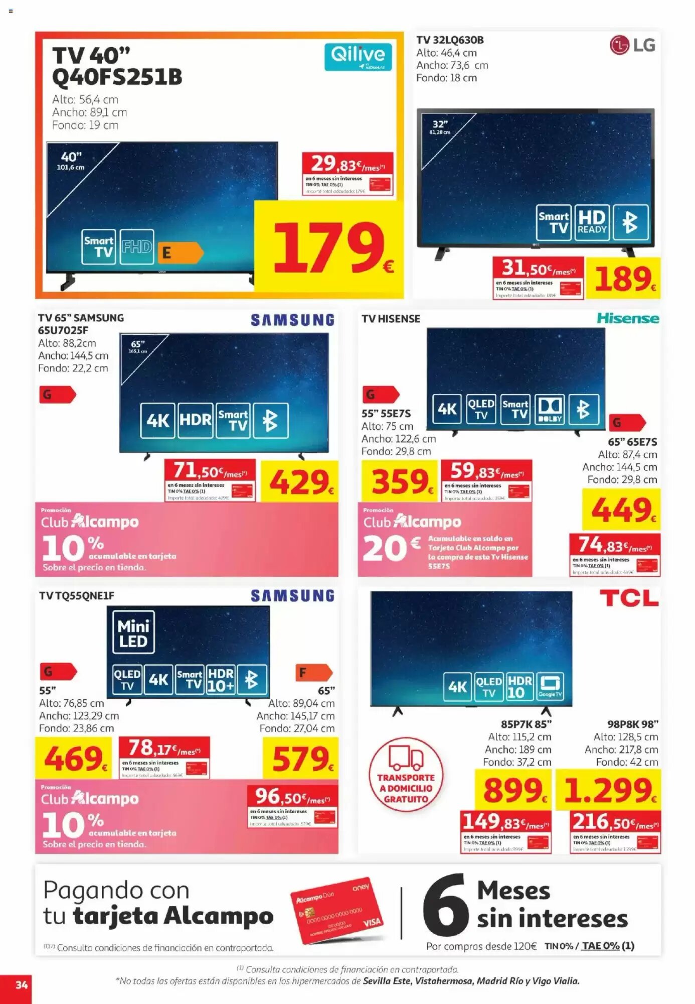 Folleto promocional de Alcampo válido desde el 19/05/2026 - Página 34.