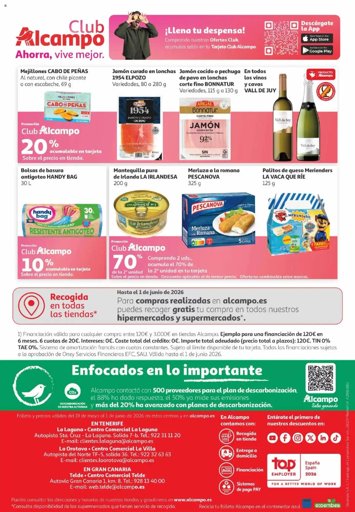 Folleto promocional de Alcampo válido desde el 19/05/2026 - Página 36.