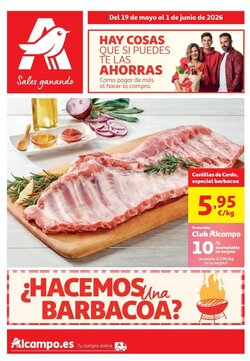 Folleto promocional de Alcampo válido desde el 19/05/2026