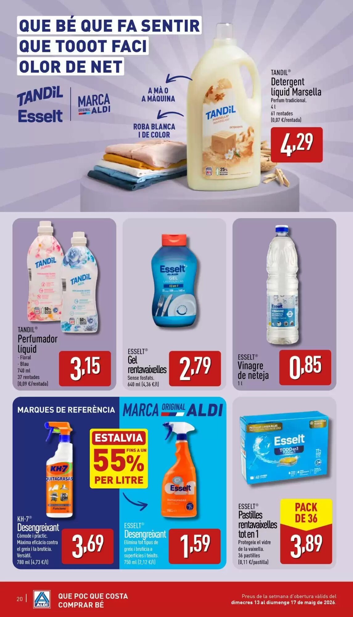 Folleto promocional de ALDI válido desde el 20/05/2026 - Página 20.