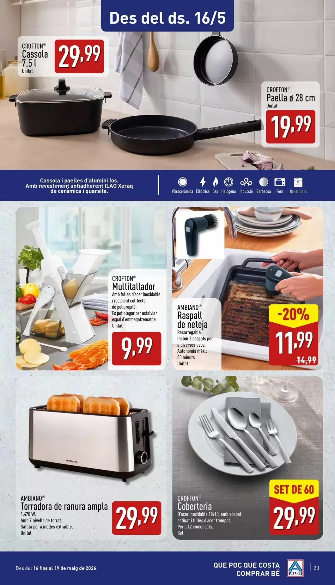 Folleto promocional de ALDI válido desde el 20/05/2026 - Página 23.