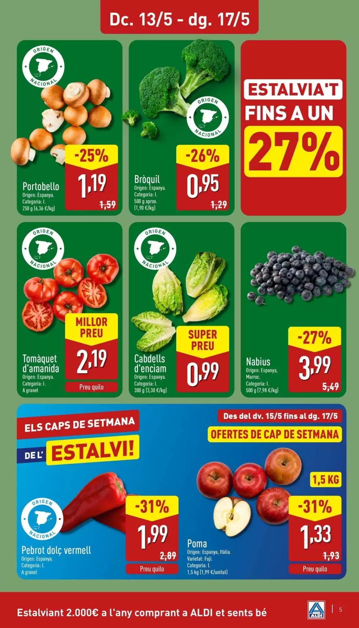 Folleto promocional de ALDI válido desde el 20/05/2026 - Página 5.