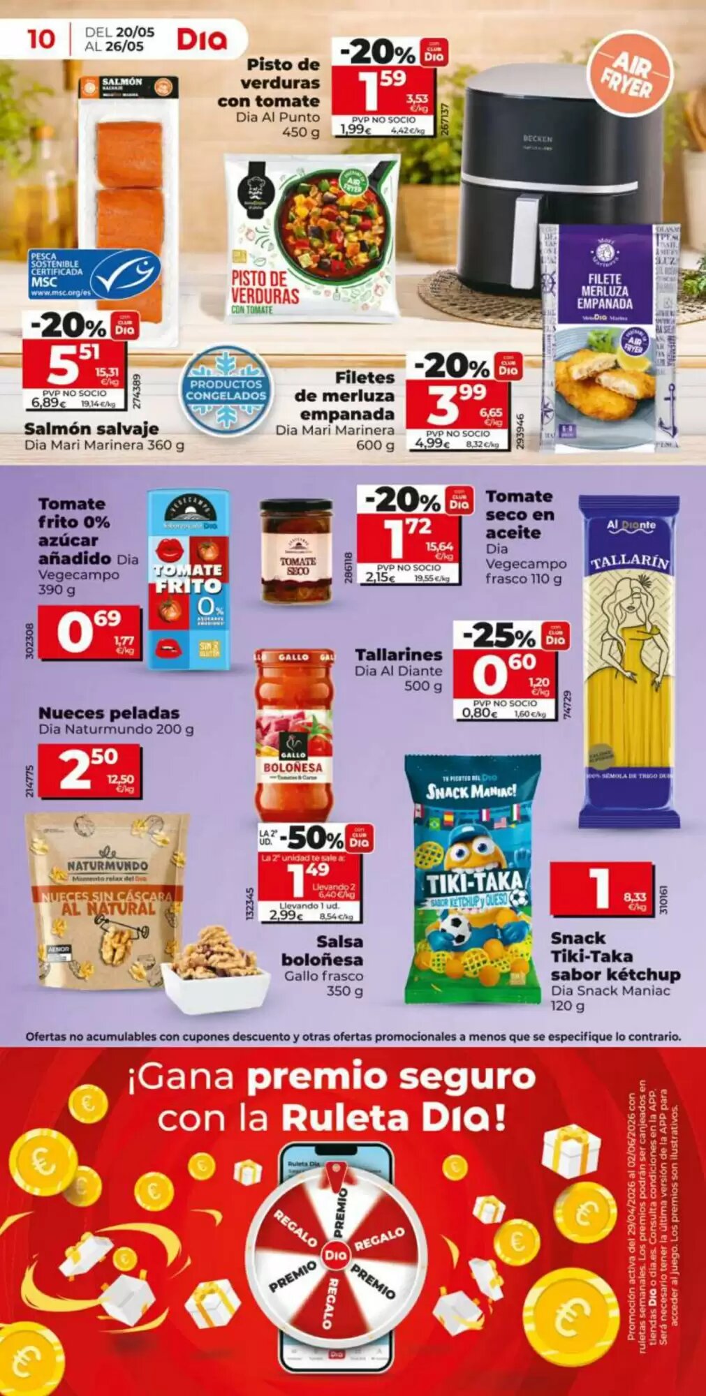 Folleto promocional de Dia válido desde el 20/05/2026 - Página 10.