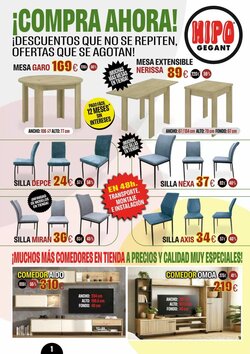 Folleto promocional de Hipo Gegant válido desde el 20/05/2026