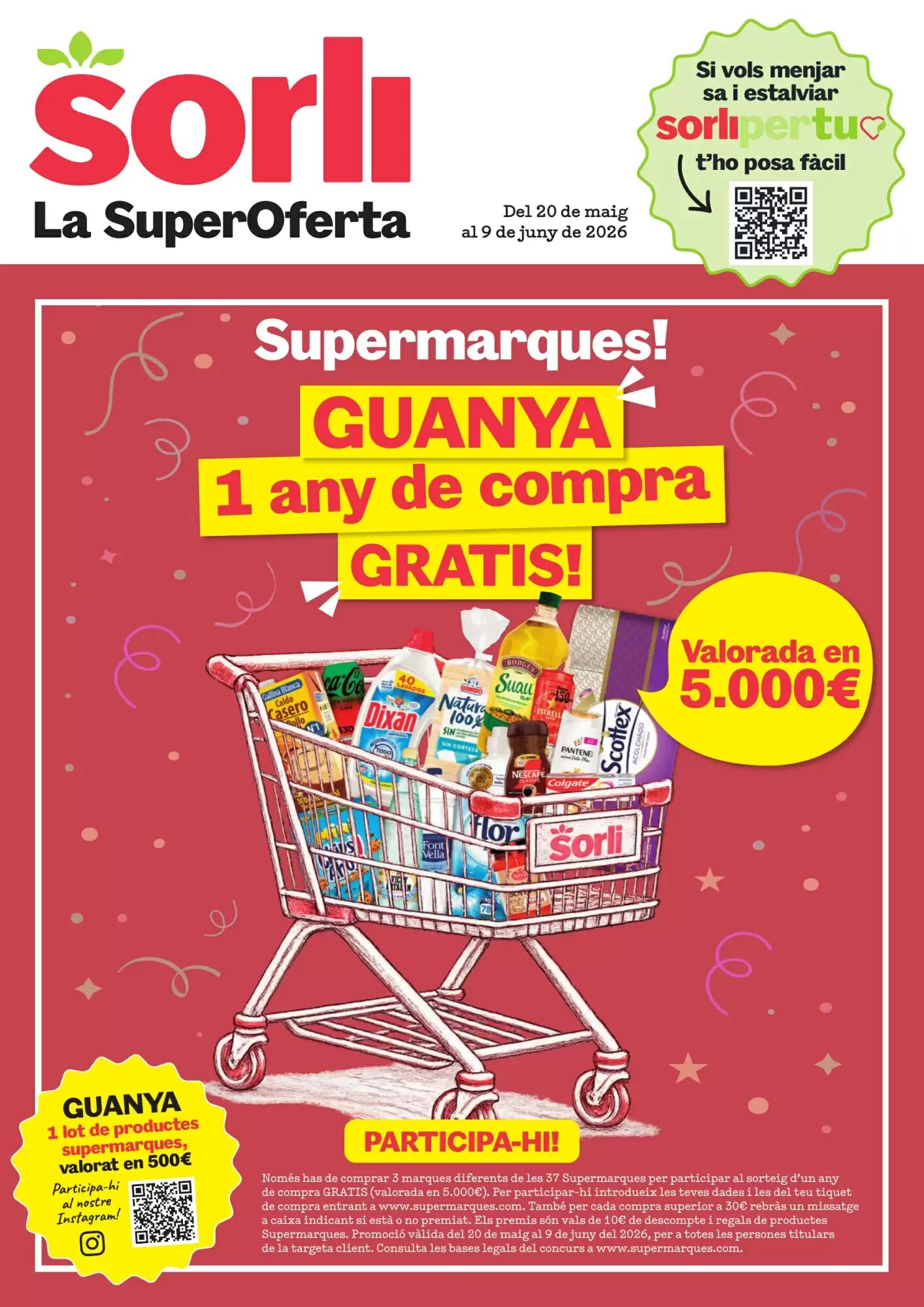 Folleto promocional de Sorli válido desde el 20/05/2026 - Página 1.