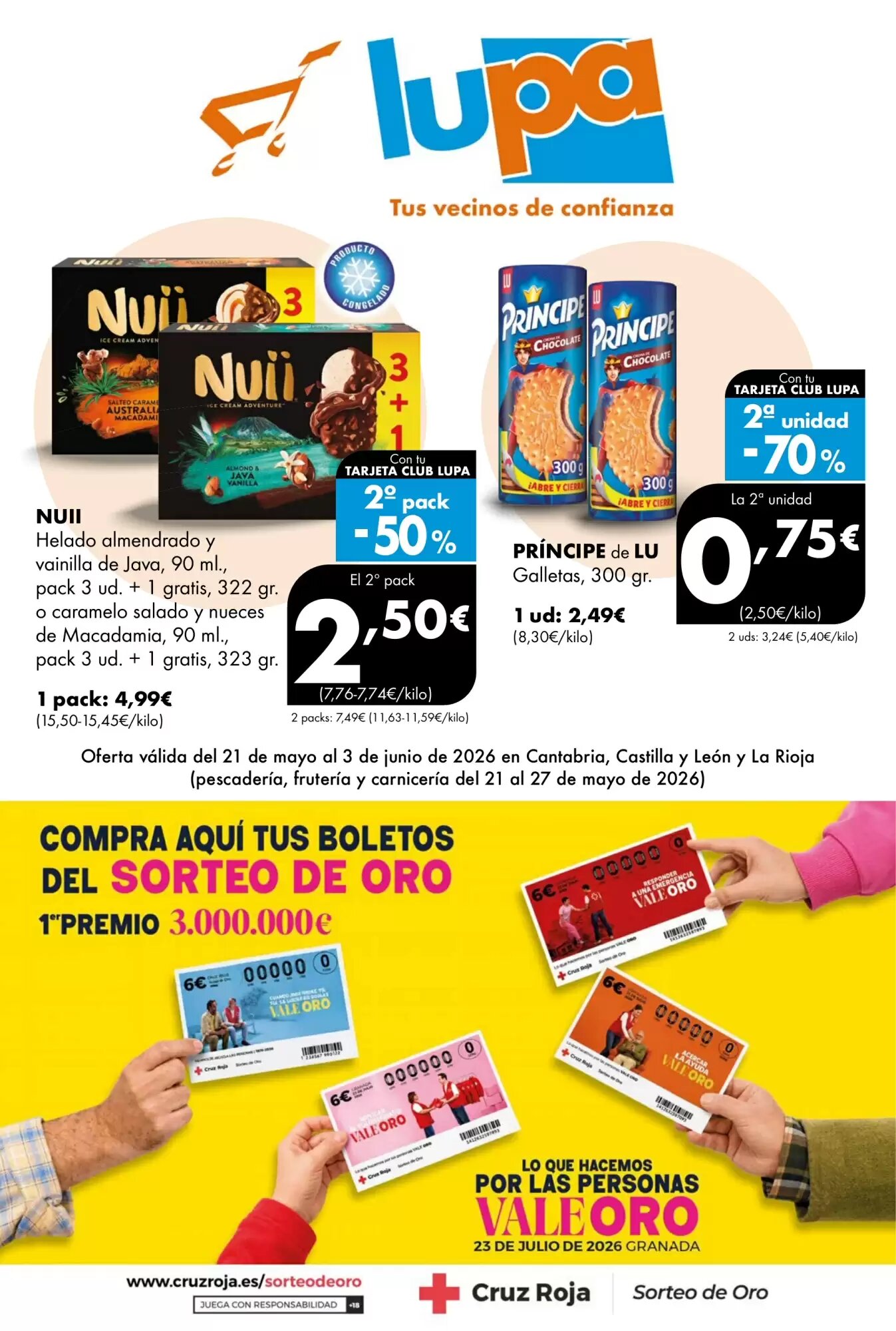 Folleto promocional de Lupa válido desde el 21/05/2026 - Página 1.