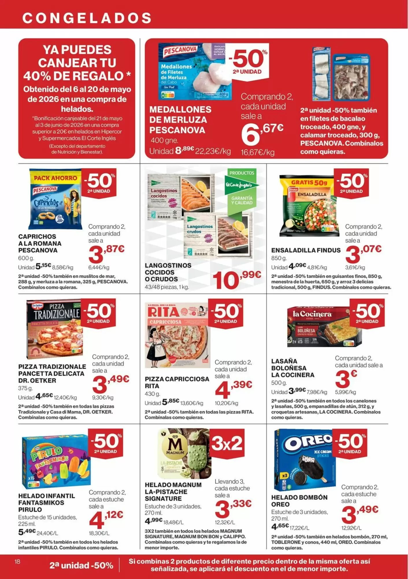 Folleto promocional de Hipercor válido desde el 21/05/2026 - Página 18.