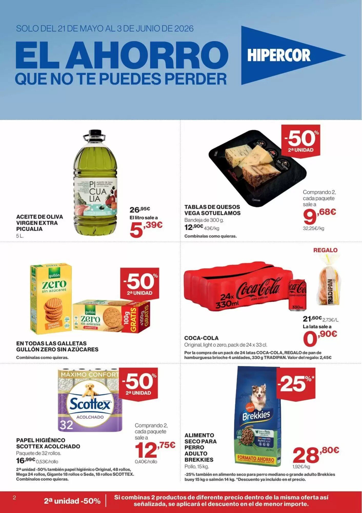 Folleto promocional de Hipercor válido desde el 21/05/2026 - Página 2.