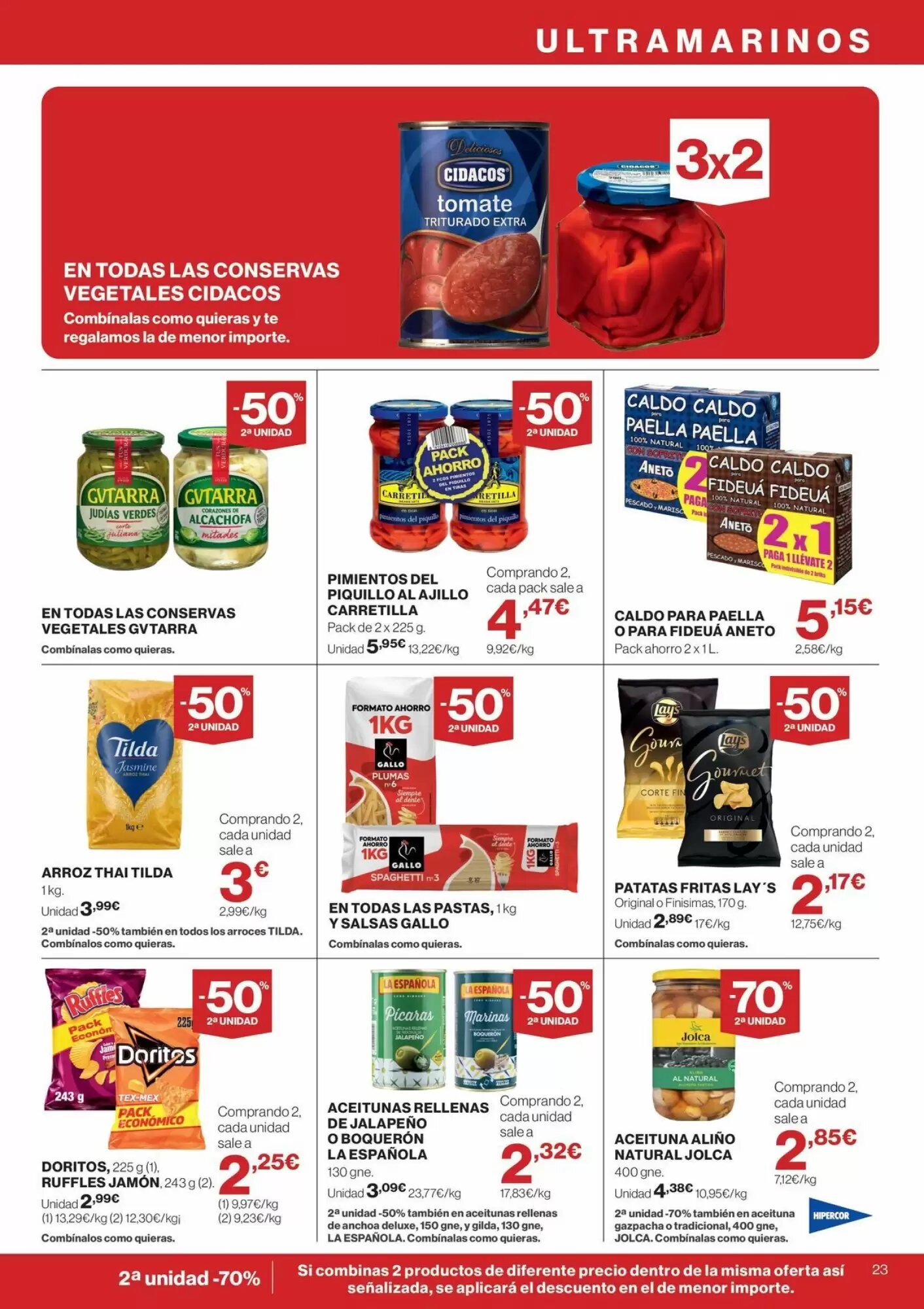 Folleto promocional de Hipercor válido desde el 21/05/2026 - Página 23.