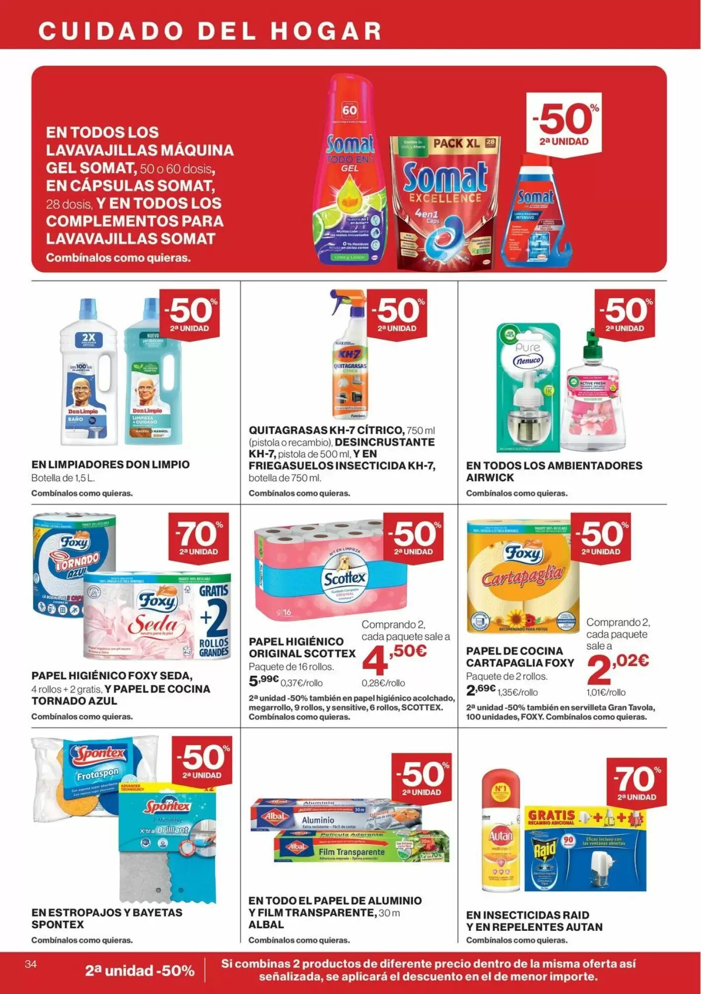 Folleto promocional de Hipercor válido desde el 21/05/2026 - Página 34.