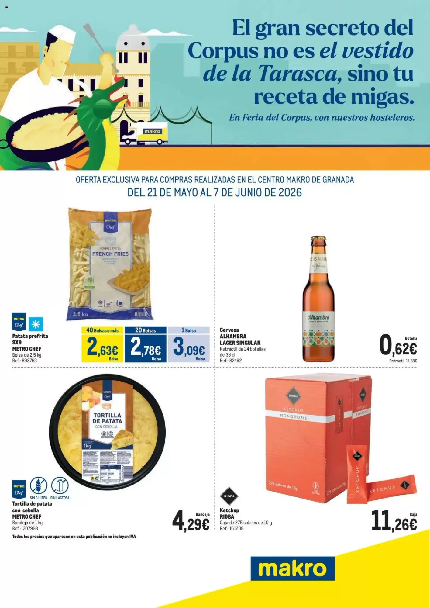 Folleto promocional de Makro válido desde el 21/05/2026 - Página 1.