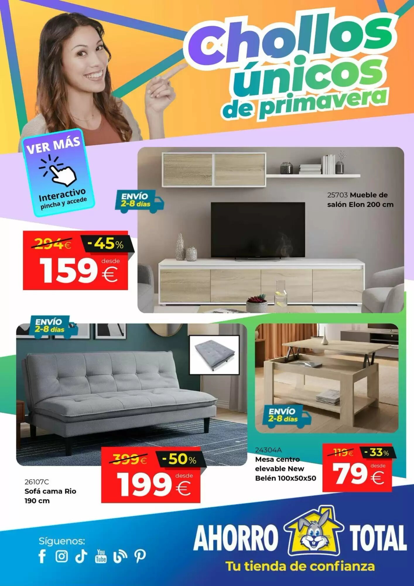 Folleto promocional de Ahorro Total válido desde el 22/05/2026 - Página 1.