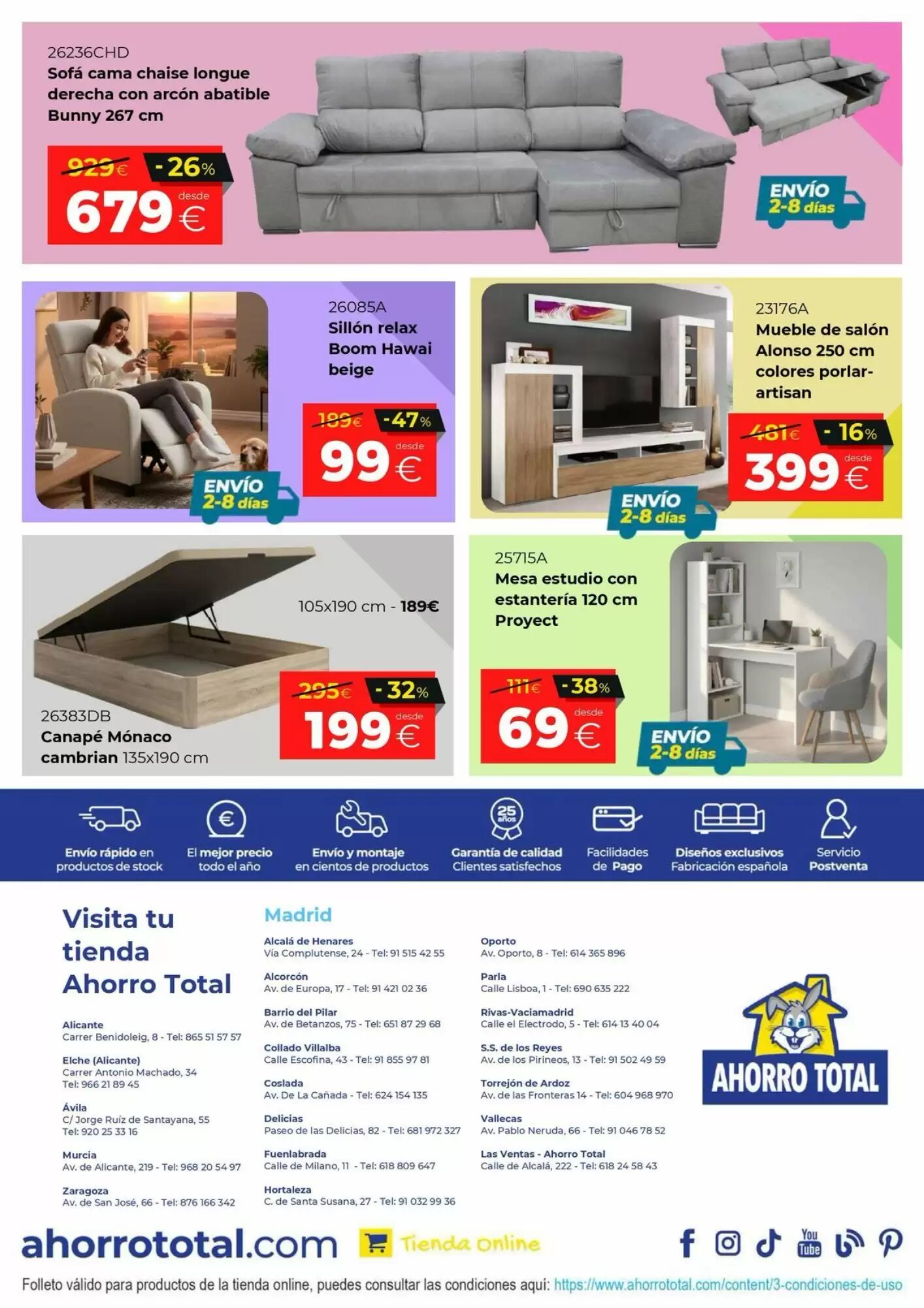 Folleto promocional de Ahorro Total válido desde el 22/05/2026 - Página 8.