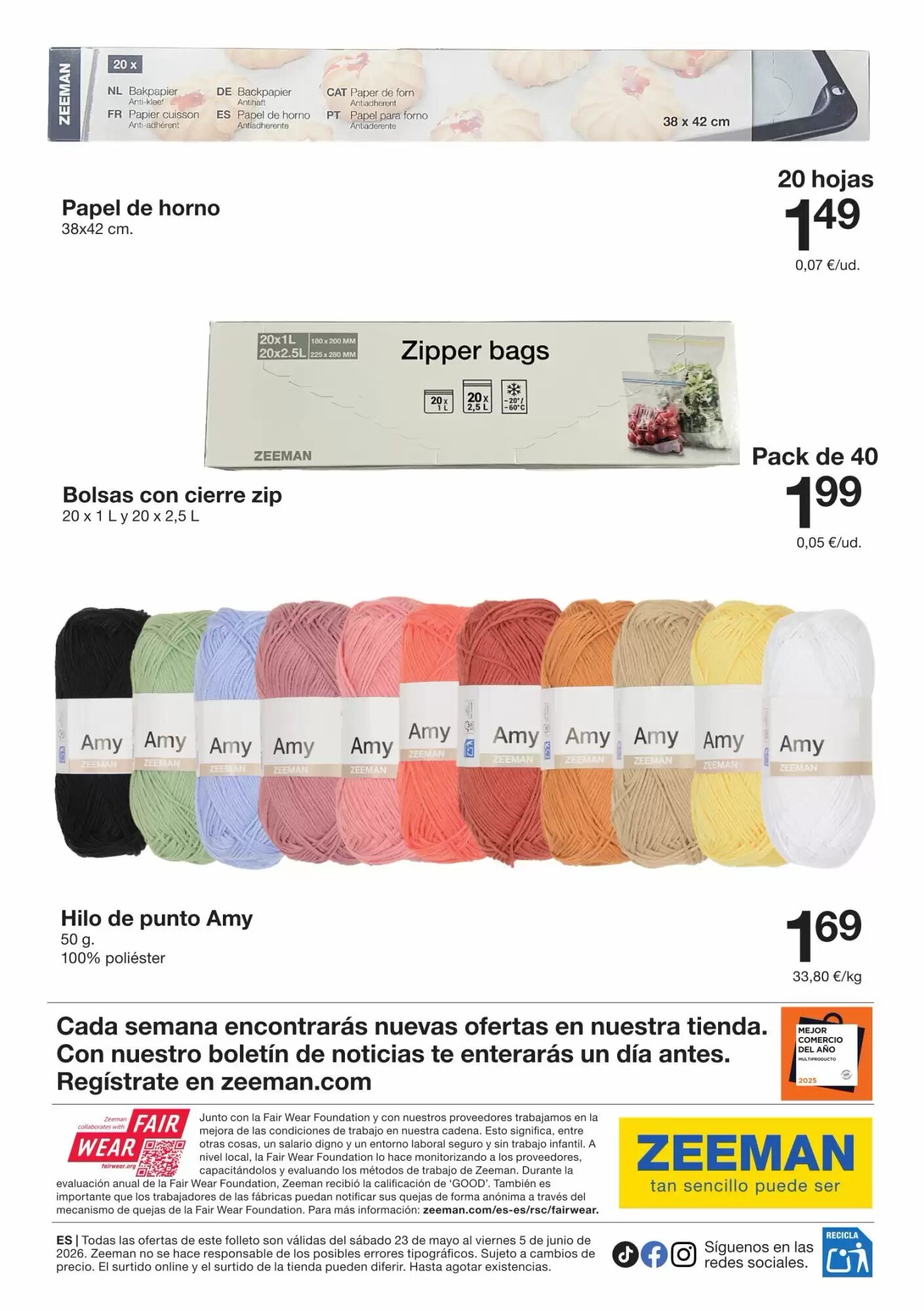 Folleto promocional de Zeeman válido desde el 23/05/2026 - Página 26.