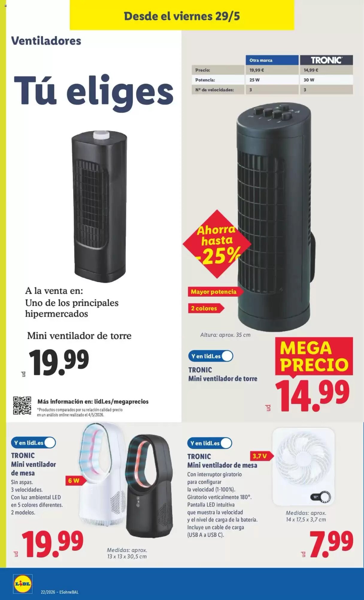 Folleto promocional de Lidl válido desde el 25/05/2026 - Página 20.