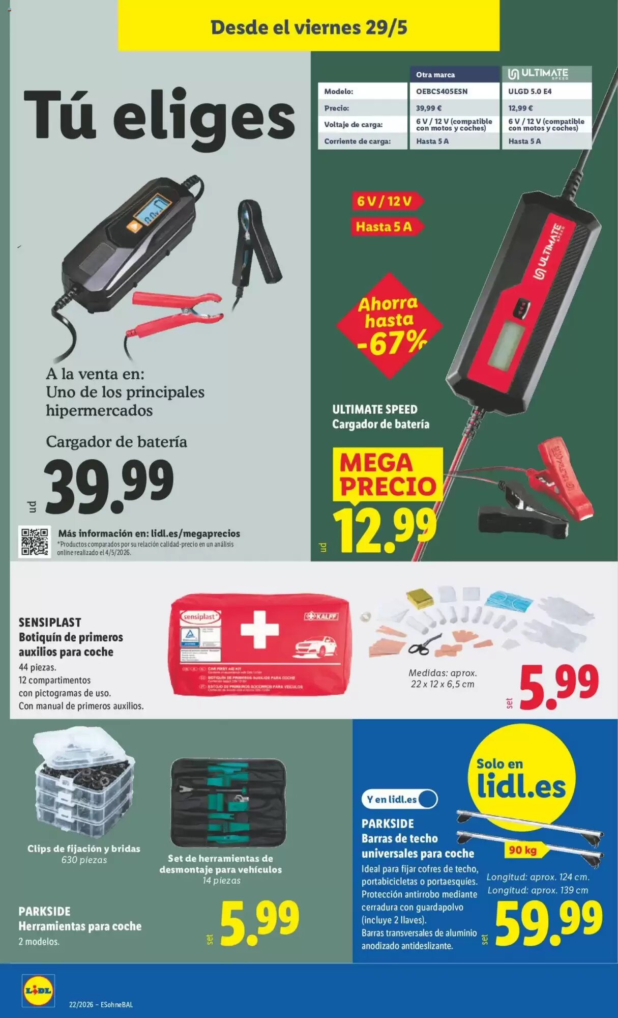 Folleto promocional de Lidl válido desde el 25/05/2026 - Página 22.