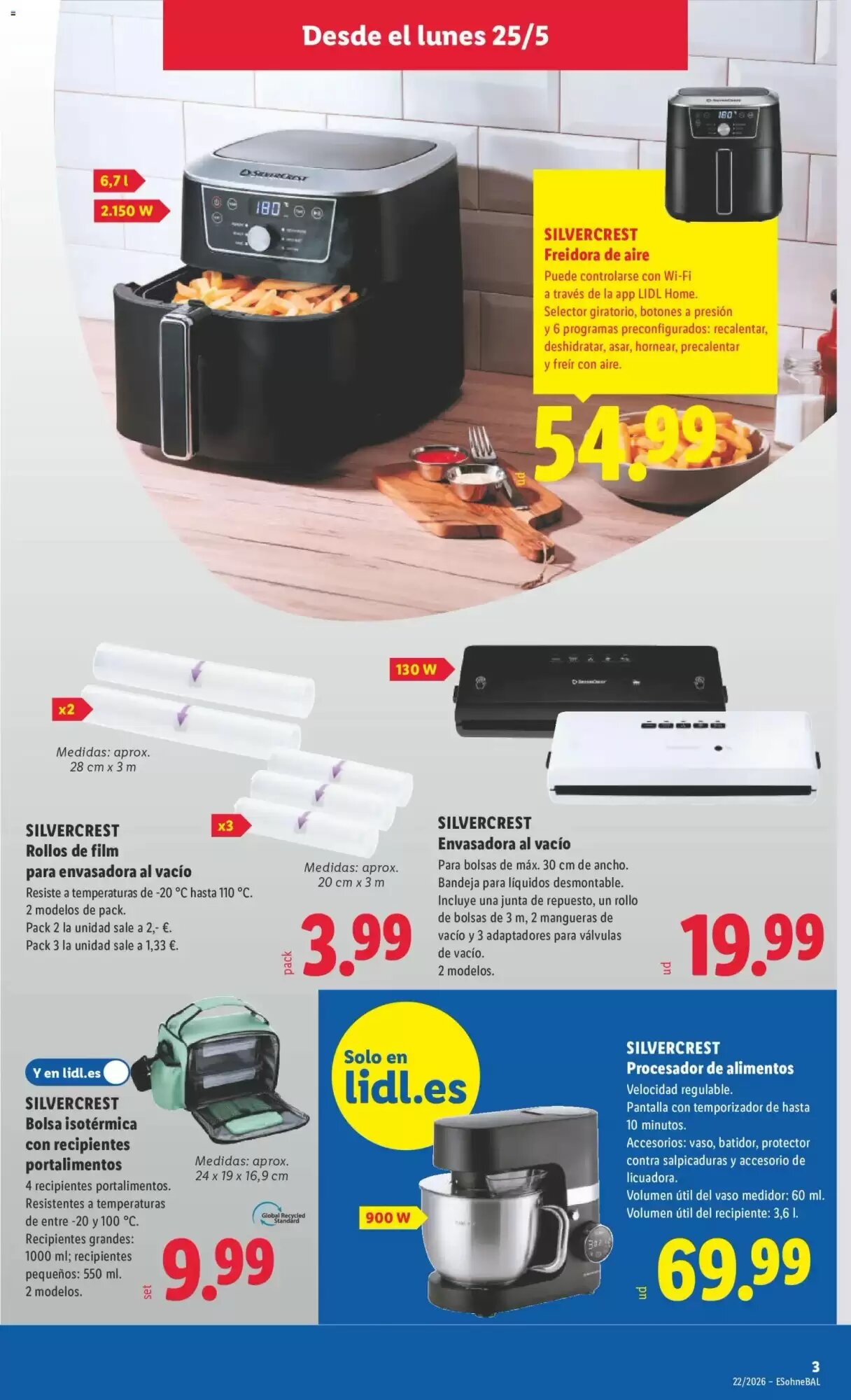 Folleto promocional de Lidl válido desde el 25/05/2026 - Página 7.