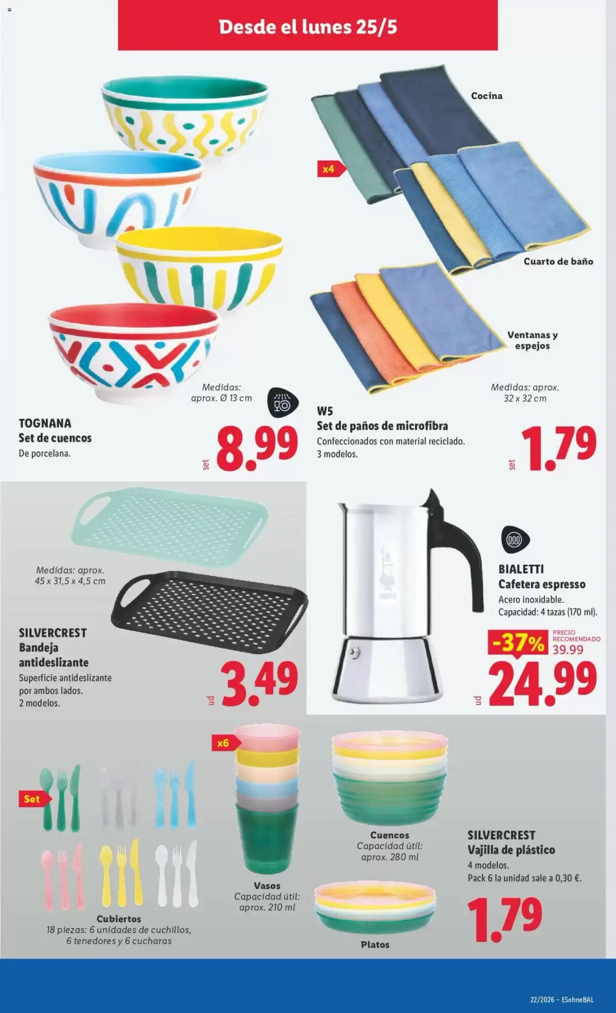 Folleto promocional de Lidl válido desde el 25/05/2026 - Página 9.
