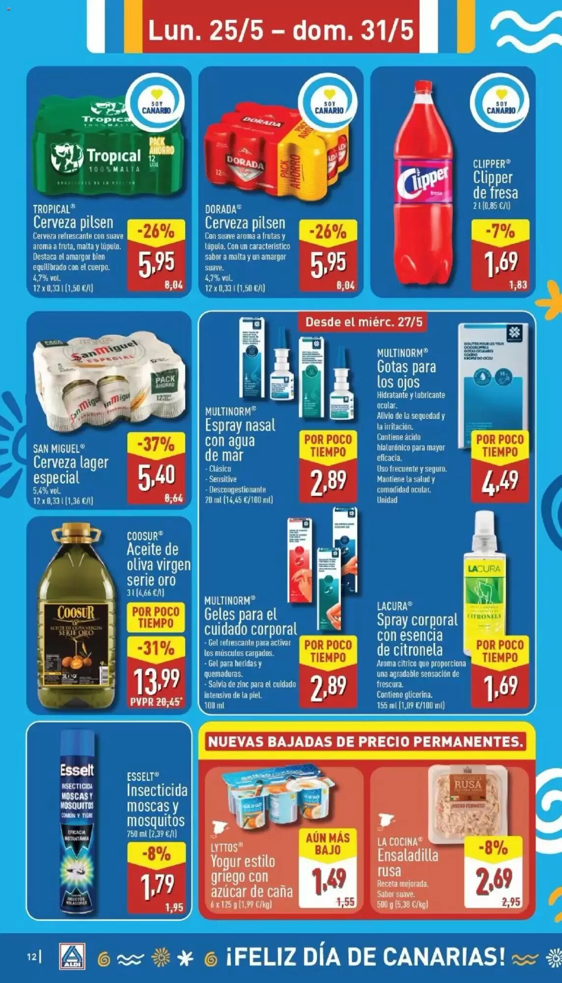 Folleto promocional de ALDI válido desde el 25/05/2026 - Página 12.