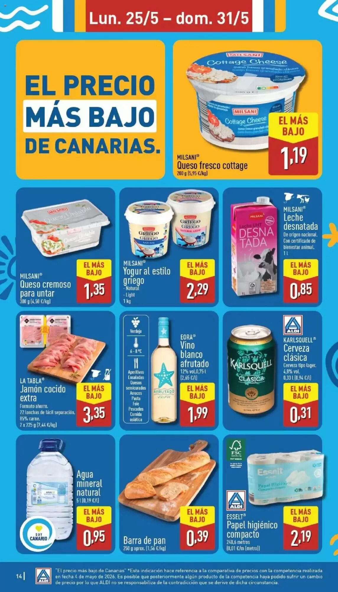 Folleto promocional de ALDI válido desde el 25/05/2026 - Página 14.