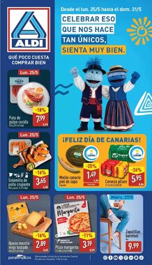 Folleto promocional de ALDI válido desde el 25/05/2026