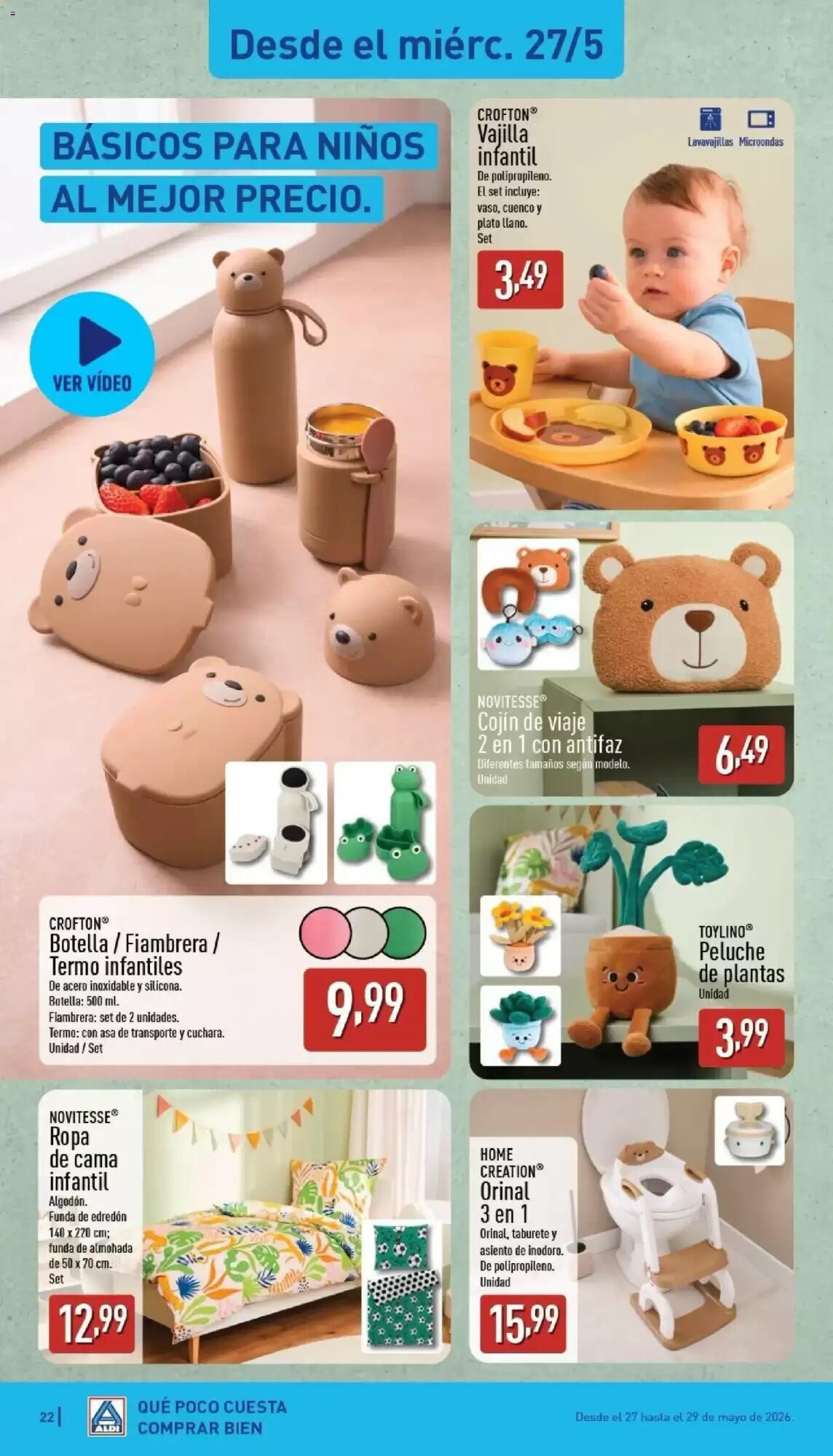 Folleto promocional de ALDI válido desde el 25/05/2026 - Página 22.