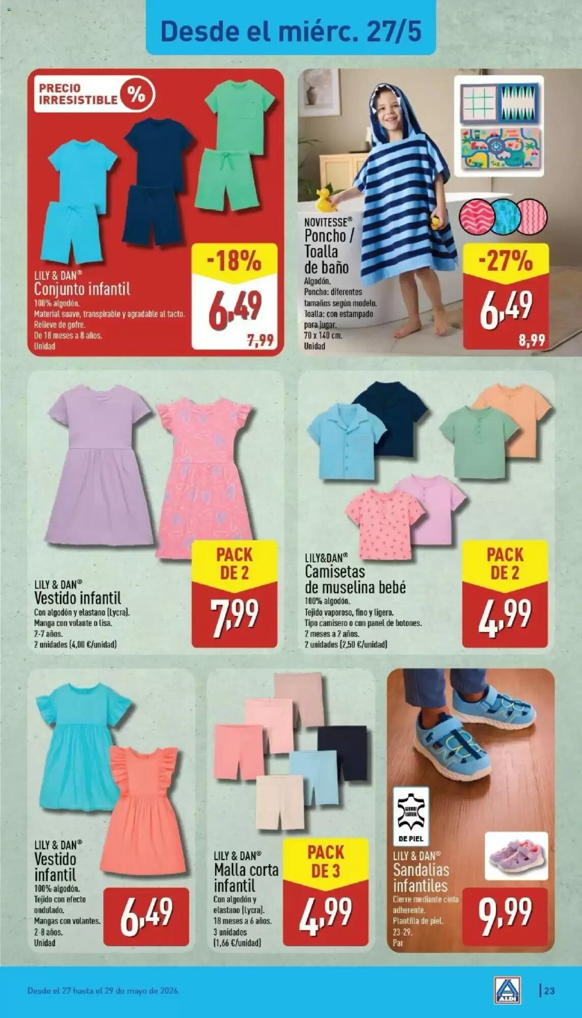 Folleto promocional de ALDI válido desde el 25/05/2026 - Página 23.