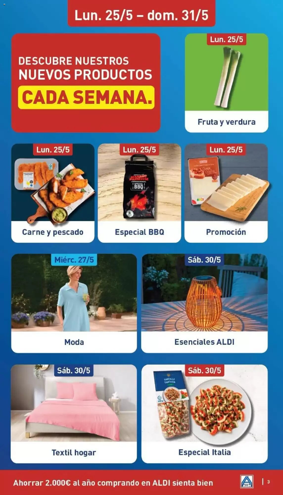 Folleto promocional de ALDI válido desde el 25/05/2026 - Página 3.