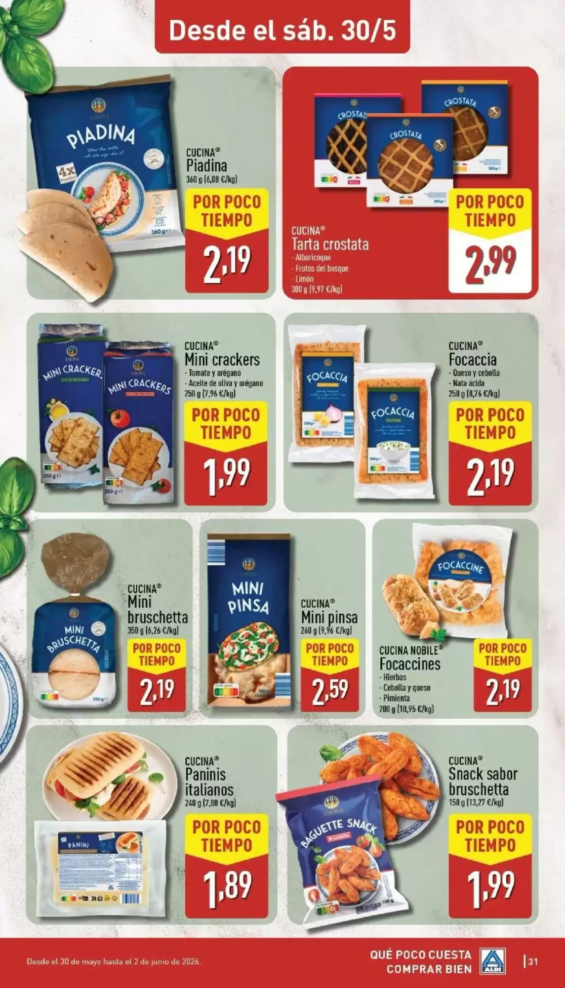 Folleto promocional de ALDI válido desde el 25/05/2026 - Página 31.