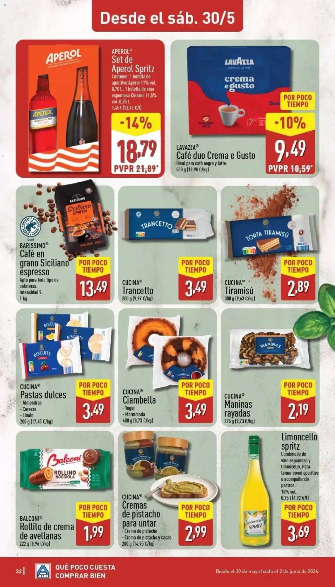 Folleto promocional de ALDI válido desde el 25/05/2026 - Página 32.