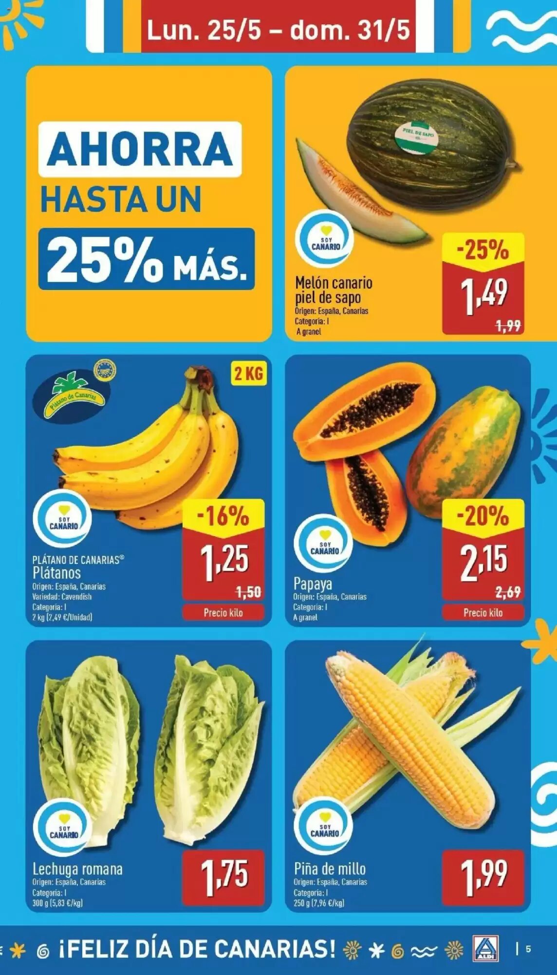 Folleto promocional de ALDI válido desde el 25/05/2026 - Página 5.