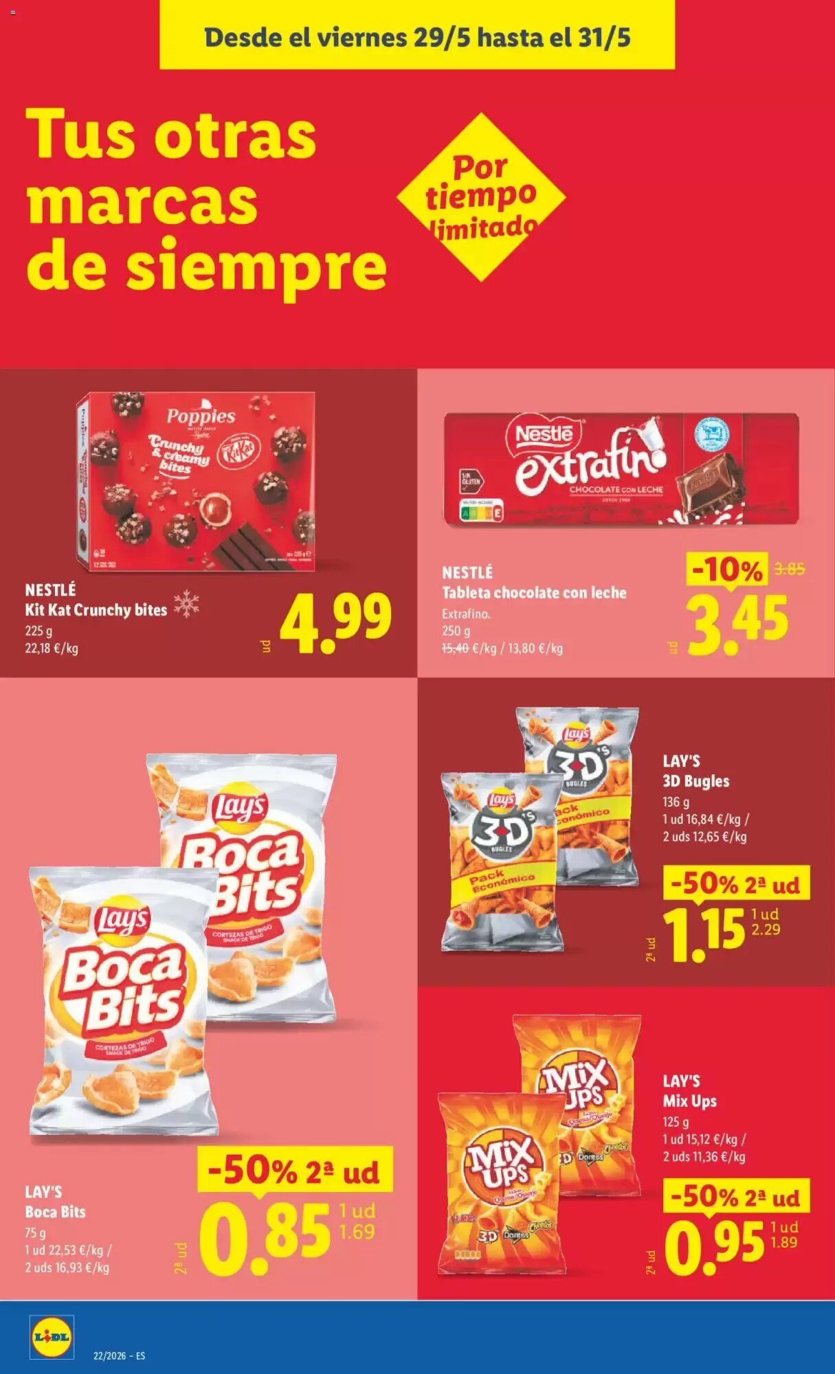Folleto promocional de Lidl válido desde el 25/05/2026 - Página 22.