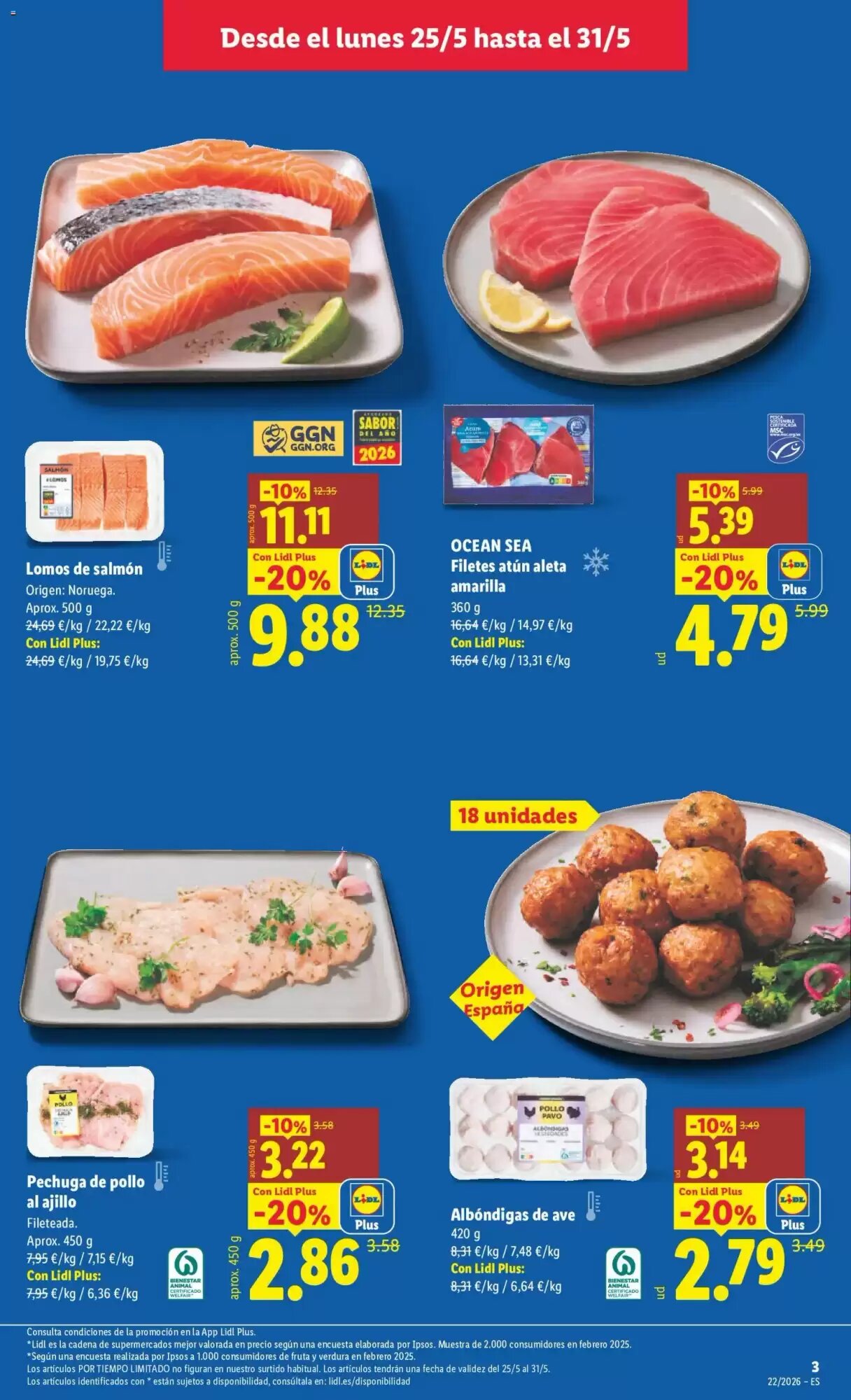 Folleto promocional de Lidl válido desde el 25/05/2026 - Página 3.