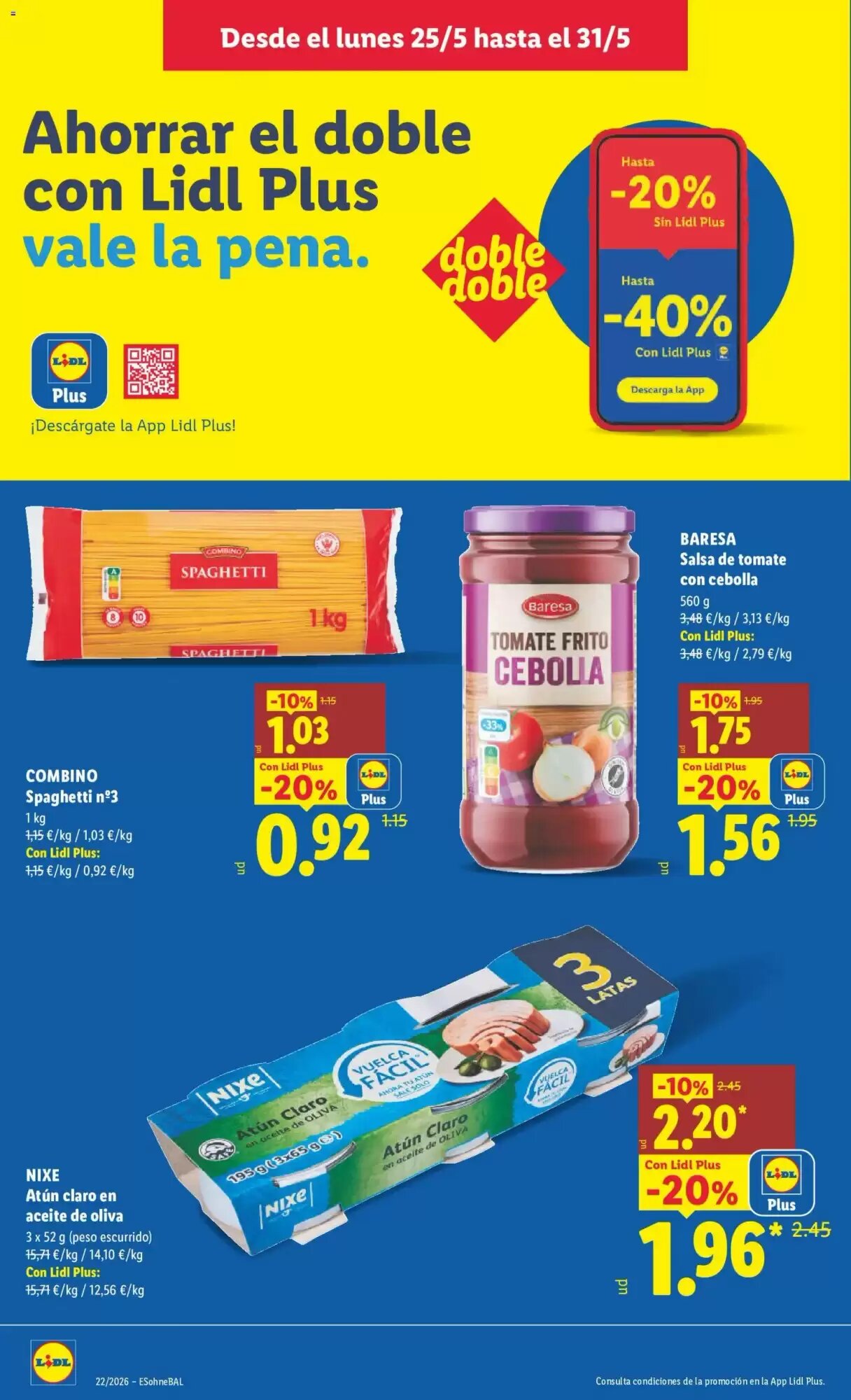 Folleto promocional de Lidl válido desde el 25/05/2026 - Página 6.