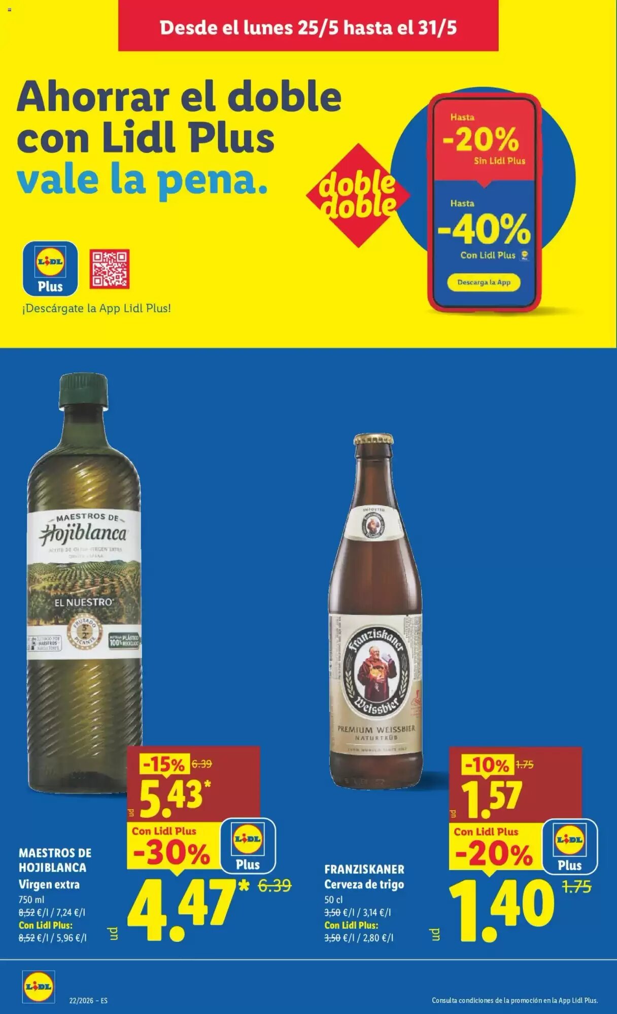 Folleto promocional de Lidl válido desde el 25/05/2026 - Página 8.