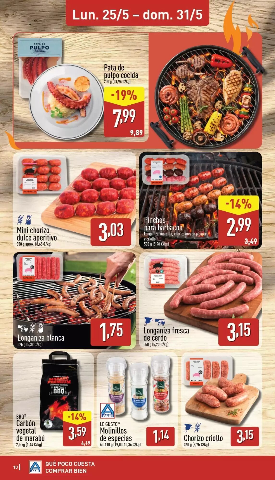 Folleto promocional de ALDI válido desde el 25/05/2026 - Página 10.