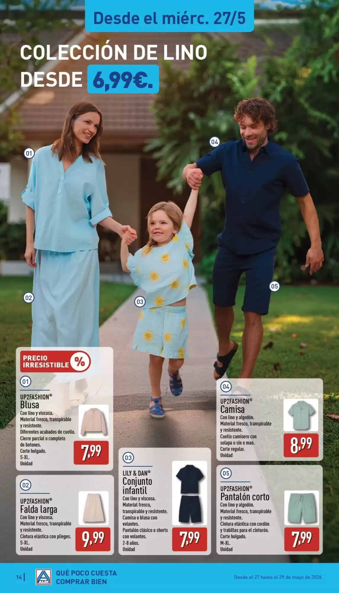 Folleto promocional de ALDI válido desde el 25/05/2026 - Página 14.
