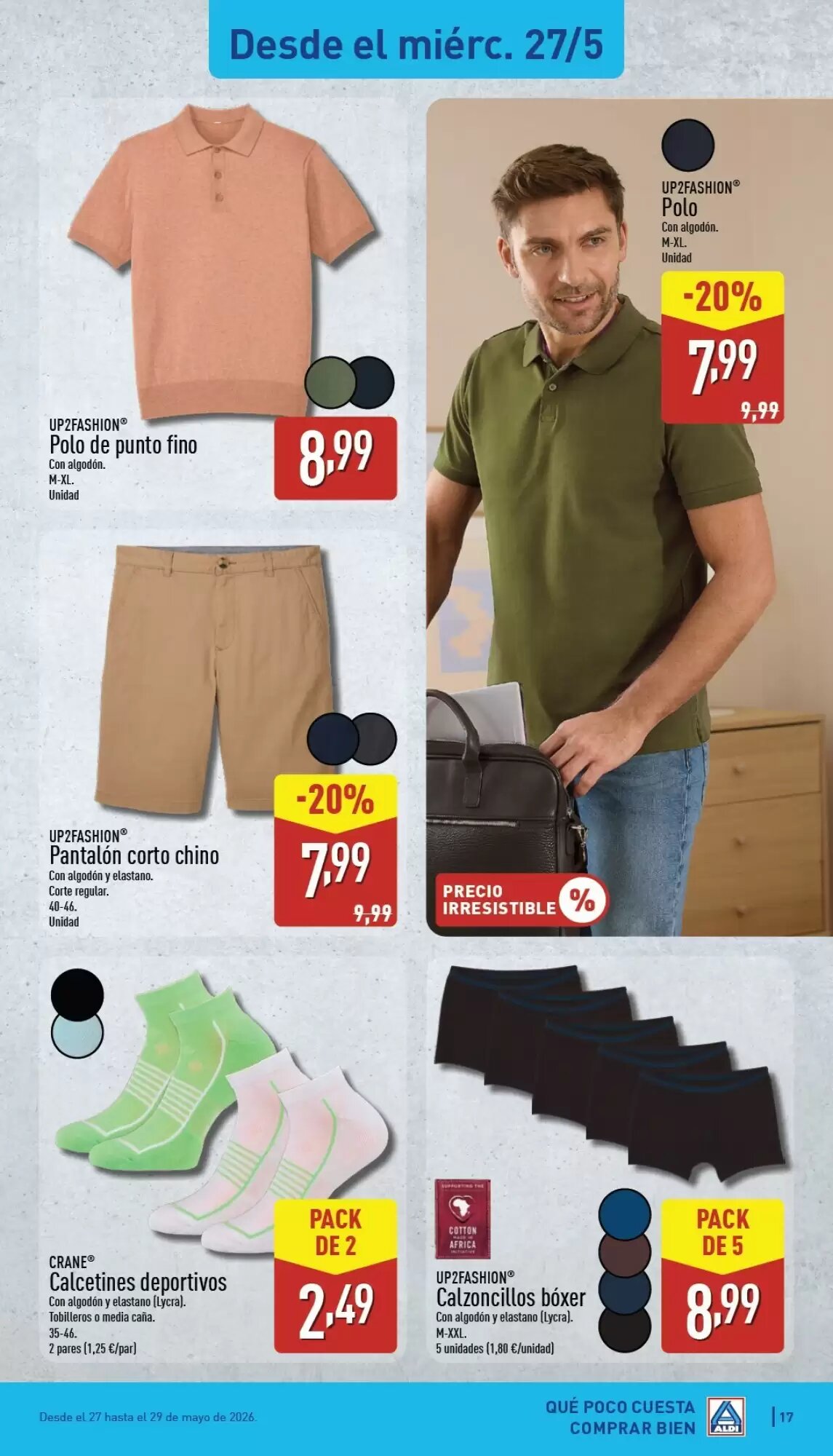 Folleto promocional de ALDI válido desde el 25/05/2026 - Página 17.