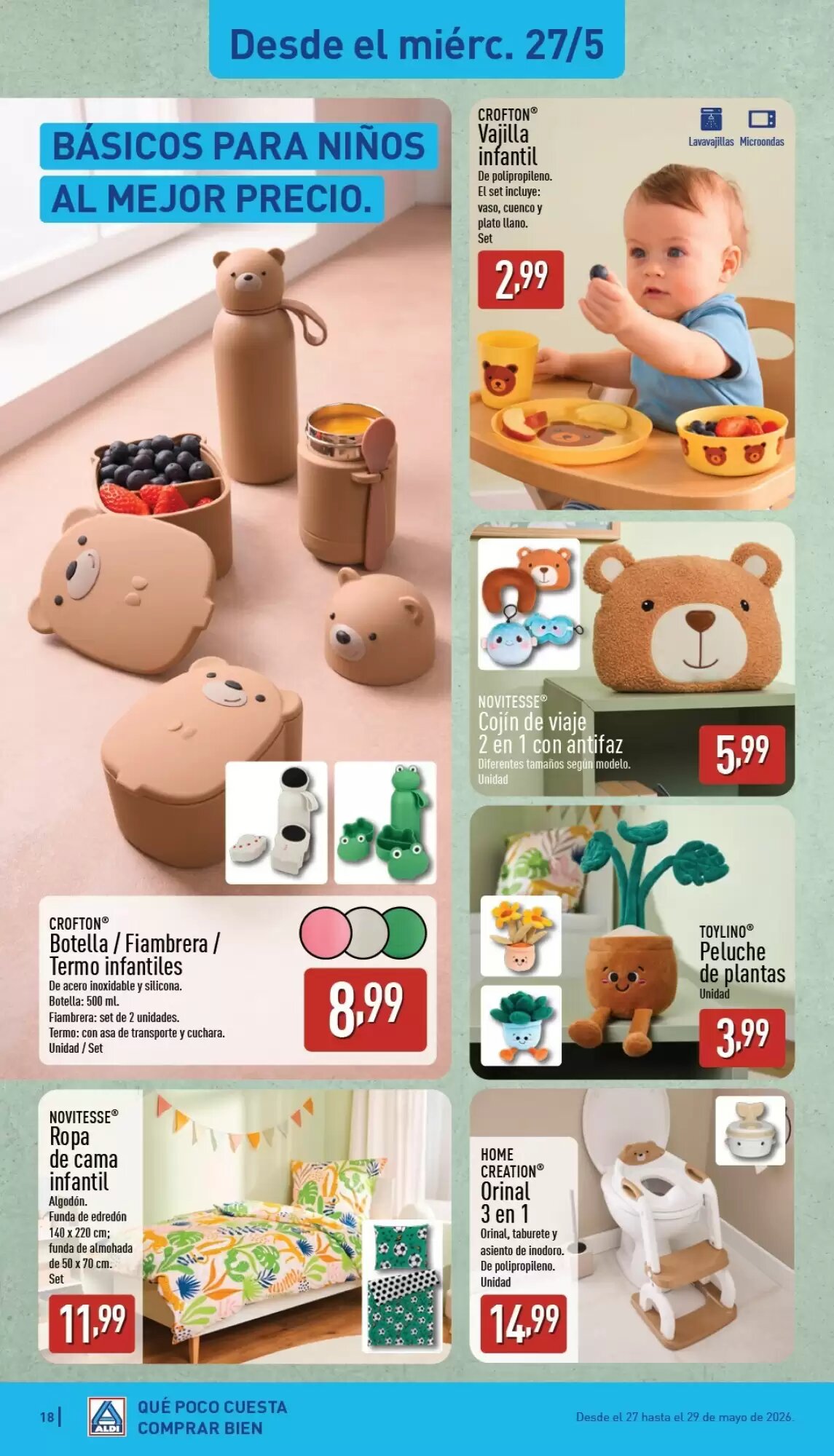 Folleto promocional de ALDI válido desde el 25/05/2026 - Página 18.